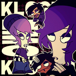 duo emoji hair male male/male piercing purple_hair tongue tongue_out some_pears american_dad klaus_heisler roger_smith alien aquatic fish roswell_grey 1:1