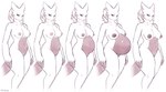 anthro areola belly big_belly breast_expansion breasts expansion female fingers genitals growth medium_breasts multicolored_body nipples nude pink_body postpartum_stomach pregnancy_progression pregnant pregnant_anthro pregnant_female pussy solo standing two_tone_body white_body bahnbahn nintendo pokemon dua_(bahnbahn) fan_character generation_1_pokemon legendary_pokemon mewtwo pokemon_(species) 2024 absurd_res artist_name digital_media_(artwork) hi_res