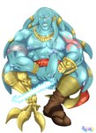 big_penis blue_body blue_skin bodily_fluids cum cum_on_chest cum_on_face cum_on_own_face cum_on_penis cum_on_self dripping ejaculation erection eye_scar facial_scar fantasy genital_fluids genitals gold_(metal) gold_jewelry grin holding_penis huge_penis humanoid_genitalia humanoid_penis jewelry male melee_weapon muscular muscular_humanoid muscular_male penis pirate prosthetic prosthetic_leg prosthetic_limb scar science_fiction simple_background sitting smile solo space_pirate sword tattoo toothy_grin weapon xenophilia yellow_eyes jojo_ventus dark_horse_comics star_wars rav_(star_wars) alien feeorin humanoid absurd_res hi_res