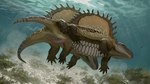 female feral genitals male male/female penetration penile penile_penetration penis prehistoric sea sex underwater underwater_sex water technesaurus dimetrodon marine pelycosaur prehistoric_species reptile scalie sphenacodontid synapsid 16:9 hi_res widescreen