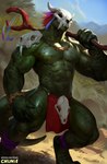 anthro bottomwear clothing loincloth looking_at_viewer male mask muscular muscular_anthro muscular_male pecs skull_mask solo chunie terraria witch_doctor_(terraria) lihzahrd lizard reptile scalie 2024 adobe_photoshop_(artwork) digital_media_(artwork) digital_painting_(artwork) hi_res