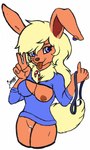 anthro blonde_hair blue_eyes bodily_fluids bottomless breasts brown_nipples brown_nose candy candy_cane chest_tuft cleavage_cutout clothed clothing cutout dessert ear_piercing ear_ring female fluffy fluffy_tail food fur genital_fluids genitals gesture hair hand_gesture holding_object keyhole_clothing leash long_ears long_hair long_sleeves markings mole_(marking) nipples one_breast_out orange_body orange_fur piercing pussy ring_piercing shirt simple_background solo tail tongue tongue_out topwear tuft v_sign vaginal_fluids white_background bayper_the_cat_wolf nintendo pokemon koriand_wildfire eeveelution flareon generation_1_pokemon pokemon_(species) 2017 3:5 hi_res signature