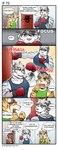 anthro boss_(gym_pals) boxing boxing_gloves canid canine canis clothing comic dialogue english_text felid gym_pals h155296 handwear hi_res male mammal myosotis_(gym_pals) pal_(gym_pals) pantherine shirt sport tank_top text tiger topwear wolf