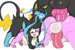 3:2 anal anal_penetration anglo anglo_(anglo) animal_genitalia animal_penis black_body black_fur blue_body blue_fur canine_genitalia canine_penis duo eeveelution erection feral feral_on_feral feral_penetrated feral_penetrating feral_penetrating_feral fur generation_4_pokemon generation_5_pokemon generation_6_pokemon genitals girly grin heart_symbol hi_res hybrid knot luxray male male/male male_penetrated male_penetrating male_penetrating_male mienshao nintendo penetration penile penile_penetration penis penis_in_ass pokemon pokemon_(species) purple_body purple_eyes purple_fur ribbons sanas sex simple_background size_difference sketch smaller_penetrated smile sylveon