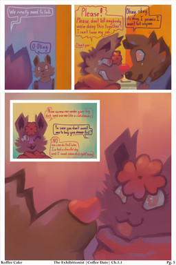anthro anthro_on_anthro backpack bodily_fluids brown_body brown_fur cheek_tuft chloro_cat_species clothed clothing crotch_tuft crying dialogue door doorway duo ear_tuft evening facial_tuft female flaccid flower flower_(anatomy) fur genitals hair hand_on_chest home imminent_sex inside looking_at_viewer male male/female neck_tuft nude open_door open_mouth orange_eyes outside penis plant promise purple_body red_eyes red_flower red_scarf scarf simple_background smile speech_bubble tears text tuft worried koffeecake mythology ashtaureth_(koffeecake) cqill_(koffeecake) canid canine felid feline felis mammal mythological_creature 2026 absurd_res artist_name colored comic digital_drawing_(artwork) digital_media_(artwork) digital_painting_(artwork) english_text hi_res multiple_scenes painting_(artwork) portrait shaded story