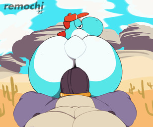 accessory anthro big_butt big_penis butt butt_jiggle clothing cock_ring desert duo femboy genitals hat headgear headwear huge_butt huge_penis jewelry jiggling male male/male muscular muscular_anthro muscular_male nipples penis penis_accessory penis_jewelry sky tail vein veiny_penis remochi mario_bros mario_kart mario_kart_world mythology nintendo dry_himbones yoshi_(food_slinger) cyan_yoshi dinosaur dragon dry_bones koopa koopa_troopa mythological_creature mythological_scalie prehistoric_species reptile scalie turtle undead yoshi animated hi_res