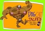 anthro big_muscles cock_transformation duo fusion growth huge_muscles hyper hyper_muscles male male/male muscle_growth muscle_size_difference muscular powerless protein_shake sentient_penis transformation what luxley catdog_(series) nickelodeon canid canine canis domestic_cat domestic_dog felid feline felis mammal absurd_res hi_res