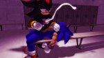 arms_tied balls bodily_fluids bound clothing covering covering_mouth cum cumshot duo ejaculation erection footwear genital_fluids genitals handjob locker_room male male/male penile penis restrained sex shoes sonicthebitch sega sonic_the_hedgehog_(series) shadow_the_hedgehog sonic_the_hedgehog eulipotyphlan hedgehog mammal 16:9 3d_(artwork) absurd_res digital_media_(artwork) hi_res source_filmmaker_(artwork) widescreen