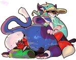 anal anthro big_butt big_penis blue_body blue_fur bodily_fluids butt claws clothing cum cum_drip cum_in_mouth cum_inside cum_on_face cum_on_penis dripping duo eyes_closed eyewear facesitting femboy freckled_butt freckles from_behind_angle fur genital_fluids genitals glasses grey_body grey_fur hair hand_on_butt happy hat headgear headwear huge_butt huge_thighs hyper hyper_butt licking looking_at_another looking_back looking_down looking_pleasured male male/male male_on_anthro male_on_bottom male_penetrated male_penetrating male_penetrating_male multicolored_body multicolored_fur multicolored_hair on_bottom oral orange_eyes penetration penis penis_in_hand red_body red_hair rimming round_glasses scarf sex simple_background sitting sitting_on_another smile smirk smirking_at_another smirking_at_partner sweat sweaty_butt thick_thighs toe_claws tongue whiskers white_background white_body white_fur yellow_eyes uromatsu flint_(flintsnowfox) luca_(uromatsu) canid canine domestic_cat felid feline felis fox mammal red_fox true_fox hi_res