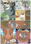 after_vore anthro belly big_belly blue_eyes female female_pred fur grey_body grey_fur group male melee_weapon outside overweight speech_bubble sword text trio vore weapon fidchellvore mythology canid canine canis domestic_cat dragon felid feline felis mammal mythological_creature mythological_scalie scalie wolf 2022 comic