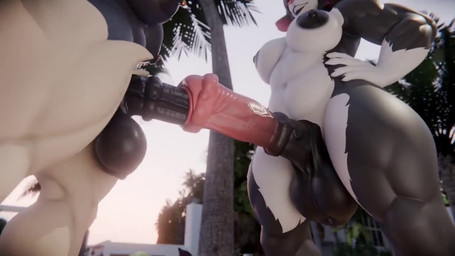 animal_genitalia animal_penis anthro areola audible_ejaculation ball_inflation balls balls_expansion balls_growth barbell_piercing big_areola big_balls big_breasts big_butt big_penis black_areola black_balls black_body black_fur black_hair black_lipstick black_nipples bodily_fluids bouncing_balls breasts butt clenching_balls cum cum_exchange cum_in_balls cum_in_penis cum_in_urethra cum_inside cumshot curvy_figure deep_penetration duo ejaculation equine_genitalia equine_penis erect_nipples expansion flared_penis fur genital_expansion genital_fluids genital_growth genital_raphe genitals growth gynomorph gynomorph/gynomorph gynomorph_penetrated gynomorph_penetrating gynomorph_penetrating_gynomorph gynomorph_penetrating_intersex hair hair_over_eyes hands_on_hips huge_balls huge_breasts huge_butt huge_penis intersex intersex/intersex intersex_penetrated intersex_penetrating intersex_penetrating_gynomorph intersex_penetrating_intersex intraspecies lipstick low-angle_view makeup medial_ring moan multicolored_body muscular muscular_gynomorph muscular_intersex nipple_barbell nipple_piercing nipples nude open_mouth orgasm palm_tree penetration penile penile_penetration penis penis_in_penis piercing plant raphe_(anatomy) scrotal_raphe scrotum_flap sex short_loop standing standing_sex thick_thighs tree two_tone_body urethral urethral_bulge urethral_penetration voluptuous white_body white_fur wide_hips slugcats leodamodeler_(modeler) reinette vivian_(leodamodeler) bovid caprine goat mammal sheep 16:9 2025 3d_(artwork) 3d_animation animated digital_media_(artwork) short_playtime sound voice_acted webm widescreen