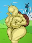 anthro big_breasts big_butt biped breasts butt dripping female glistening hill huge_breasts huge_thighs lube nude outside overweight overweight_anthro overweight_female seductive solo thick_thighs wet adventure_time cartoon_network the_snail_(adventure_time) gastropod mollusk snail 3:4 absurd_res hi_res