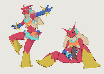 animal_genitalia animal_penis anthro arm_warmers armwear balls biped black_penis blue_eyes blush bottomwear bulge canine_genitalia canine_penis clothed clothing crop_top crossdressing electronics erection femboy fur furgonomics genitals headphones knot looking_at_viewer male miniskirt multicolored_body multicolored_fur navel open_mouth partially_clothed penis red_balls red_body red_fur shirt simple_background sitting skirt solo standing tail tail_through_skirt topwear underwear white_background yellow_body yellow_fur yellow_sclera twang nintendo pokemon blaziken generation_3_pokemon pokemon_(species) 2019 digital_media_(artwork) hi_res