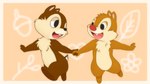 age_difference anthro brown_body duo female fur hand_holding male male/male smile tail young young_anthro younger_female roshu39 chip_'n_dale chip_'n_dale_rescue_rangers disney chip_(disney) dale_(disney) mammal rodent sciurid tree_squirrel 16:9 digital_drawing_(artwork) digital_media_(artwork) digital_painting_(artwork) hi_res widescreen