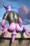 anus backsack balls big_balls big_penis bodily_fluids butt clothed clothing erection feet foreskin genital_fluids genitals horn inside male outside partially_clothed penile penis penis_backwards perineum precum presenting presenting_hindquarters presenting_penis purple_balls purple_penis purple_perineum solo submissive submissive_male suit conditional_dnp diffusedlizard epic_games fortnite kymera_(fortnite) alien horned_humanoid humanoid 2022 3d_(artwork) absurd_res digital_media_(artwork) hi_res watermark