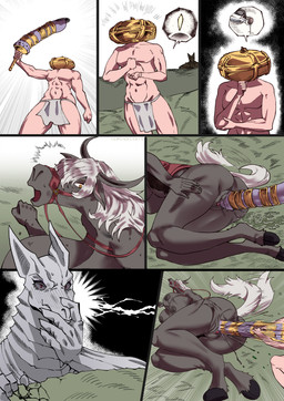 anthro big_breasts bodily_fluids bottomwear breasts clothing dildo dildo_in_vagina dildo_insertion excessive_genital_fluids excessive_vaginal_fluids feet female genital_fluids genitals hooves huge_breasts loincloth male male/female nude outside panel_skew penetration sex_toy sex_toy_in_vagina sex_toy_insertion toes vaginal vaginal_fluids vaginal_fluids_puddle vaginal_penetration voyeur vulva lemonbizate elden_ring fromsoftware mythology ancient_dragon_lansseax tarnished_(elden_ring) torrent_(elden_ring) dragon equid equine horse human mammal mythological_creature mythological_scalie scalie comic hi_res
