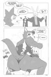 2024 anthro beastars big_butt biped blush butt canid canine canis canon_couple clothed clothing crossdressing dialogue dominant dominant_female dress duo embarrassed english_text female fur girly greyscale haru_(beastars) hi_res lagomorph larger_male legoshi_(beastars) leporid makeup male male/female male_focus mammal monochrome rabbit roly size_difference sketch small_dom_big_sub smaller_female speech_bubble submissive submissive_male tail tail_motion tailwag talking_to_another text wedgie wolf
