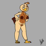 1:1 angry_birds anthro avian belly big_breasts bird breasts female genitals hi_res kylethedesignernsfw melody_(angry_birds) nipples non-mammal_breasts non-mammal_nipples nude pose pussy rovio_entertainment seductive sega slightly_chubby solo