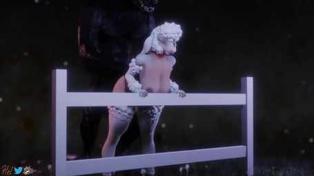 all_fours anthro anthro_on_anthro anthro_penetrated anthro_penetrating anthro_penetrating_anthro areola big_breasts breasts detailed_background duo female female_penetrated from_behind_position fur genitals hair interspecies male male/female male_penetrating male_penetrating_female nipples nude open_mouth outside penetration penile penile_penetration penis sex smile standing standing_sex twitter_logo white_body white_fur hel warfaremachine_(modeler) furaffinity microsoft mythology twitter skyrim_werewolf warfare_goat bovid bovine canid canine canis caprine mammal mythological_canine mythological_creature sheep werecanid werecanine werecreature werewolf wolf 16:9 2021 3d_(artwork) 3d_animation animated digital_media_(artwork) no_sound short_playtime video widescreen