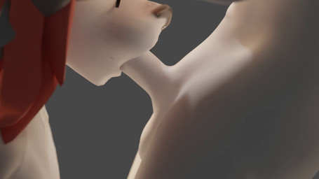 anthro balls balls_deep deep_throat duo fellatio genitals hair humanoid_genitalia humanoid_penis male male/male oral oral_penetration penetration penile penis pink_hair sex snout white_body suliver_lynx canid canine felid feline fox lynx mammal 16:9 3d_(artwork) 3d_animation animated digital_media_(artwork) hi_res loop no_sound short_playtime video widescreen