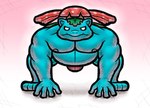 anthro barazoku belly bulge feet looking_at_viewer male musclegut muscular nipples obese obese_anthro obese_male overweight overweight_anthro overweight_male simple_background simple_eyes slightly_chubby solo sumo alanottaviano nintendo pokemon generation_1_pokemon mammal pokemon_(species) venusaur hi_res