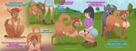 after_transformation breasts collar duo female feral gender_transformation male male/female multi_breast transformation splashtf canid canine canis domestic_dog human mammal absurd_res hi_res