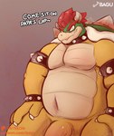 2024 anthro artist_name bagu bowser bracelet claws collar come_here command_to_sit conditional_dnp countershade_face countershade_torso countershading daddy_kink digital_drawing_(artwork) digital_media_(artwork) english_text eyebrows fangs featureless_chest flaccid frown frown_eyebrows frowning_at_viewer furrowed_brow furrowed_eyebrows genitals green_face hair hand_on_leg hand_on_legs hand_on_own_leg hand_on_own_legs hands_on_leg hands_on_legs hands_on_own_legs horn humanoid_genitalia humanoid_penis jewelry koopa looking_at_viewer male mario_bros nintendo patreon penis red_eyebrows red_hair scalie sharp_teeth shell signature sitting smile smiling_at_viewer snaggle_teeth snaggle_tooth solo spiked_bracelet spiked_collar spiked_shell spikes spikes_(anatomy) talking_to_viewer tan_body tan_countershading tan_face teeth text two_tone_face url vein veiny_penis white_claws white_horn yellow_arms yellow_body yellow_genitals yellow_hands yellow_legs yellow_penis