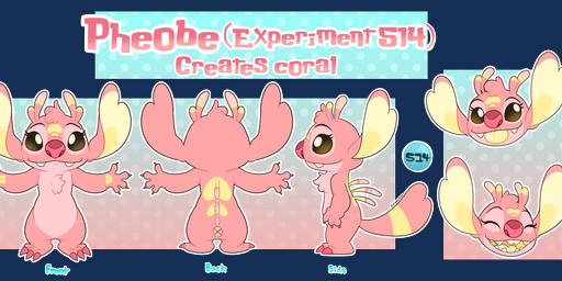 3_toes antennae_(anatomy) antennae_markings anthro back_markings back_spines biped brown_eyes chest_tuft claws cute_fangs dotted_background ear_markings experiment_pod eyelashes facial_markings fangs feet female finger_claws forehead_markings front_view fur gradient_background head_markings head_tuft markings multicolored_antennae open_mouth open_smile outline pattern_background pawpads paws pink_body pink_claws pink_finger_claws pink_fur pink_nose pink_toe_claws side_view simple_background smile solo standing teeth text toe_claws toes tongue tongue_out tuft white_outline yellow_inner_ear yellow_markings yellow_mouth yellow_pawpads yellow_tongue angoraram disney lilo_and_stitch fan_character pheobe_(eeriecipher) alien experiment_(lilo_and_stitch) 2022 absurd_res alpha_channel digital_drawing_(artwork) digital_media_(artwork) english_description english_text flat_colors hi_res model_sheet signature