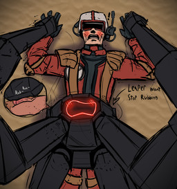 blush dominant dry_humping duo forced glowing glowing_eyes machine male metallic_body not_furry rubbing_penis scared x-ray_view handgrenade arc_raiders human leaper_(arc_raiders) mammal robot absurd_res digital_media_(artwork) hi_res
