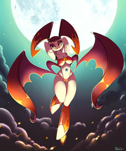 alternate_color breasts cloud fangs female full_moon looking_at_viewer machine membrane_(anatomy) membranous_wings moon night not_furry sky solo teeth under_boob wings don_ko my_life_as_a_teenage_robot nickelodeon hot_rod_jenny_wakeman jenny_wakeman android robot vampire 2017 5:6 hi_res signature