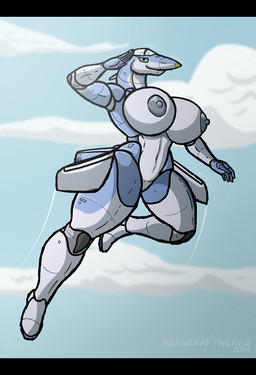 aircraft airplane anthro areola big_areola big_breasts big_nipples breasts cloud cockpit featureless_crotch female fin flying grey_body hip_wings huge_breasts jet looking_at_viewer machine metallic_body navel nipples non-mammal_breasts non-mammal_navel non-mammal_nipples not_furry nude nude_anthro nude_female sky smile solo tail tail_fin thick_thighs unusual_wing_placement vehicle wide_hips wings kernkraftwerks aeromorph living_aircraft living_machine living_vehicle digital_media_(artwork)