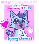 ambiguous_gender anthro asking candy date dessert food heart_symbol holidays silly solo valentine's_day_card luckfoxo33 valentine's_day tolng canid canine fox mammal hi_res