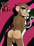 anthro anus butt flaccid foreskin genitals male nude penis solo toynuke nuke_(toynuke) haplorhine mammal monkey primate 3:4