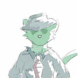 anthro clothing fedora hat headgear headwear male mysterious necktie serious_business simple_background solo white_background unknown_artist 4chan anon anthro_anon domestic_cat felid feline felis mammal 1:1 low_res