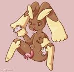 animal_genitalia anthro blush disembodied_hand duo erection fur genitals looking_at_viewer male nude open_mouth penis simple_background solo_focus tapering_penis tongue toony birdsmooch nintendo pokemon generation_4_pokemon lagomorph lopunny mammal pokemon_(species) 2018 digital_drawing_(artwork) digital_media_(artwork)