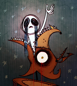 5_fingers anthro blood bodily_fluids creepy crying duo fingers freckles gold_(metal) gold_tooth machine male nightmare_fuel open_mouth red_body sharp_teeth star tears teeth foxtragic five_nights_at_freddy's scottgames crying_child_(fnaf) foxy_(fnaf) animatronic canid canine fox ghost mammal robot spirit undead 2020 colored digital_drawing_(artwork) digital_media_(artwork) shaded signature