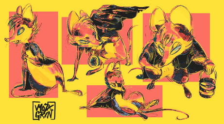 bucket cape clothing container female feral jewelry multiple_poses paws pendant pose tail mozagrin don_bluth the_secret_of_nimh mrs._brisby mammal mouse murid murine rodent digital_media_(artwork) restricted_palette
