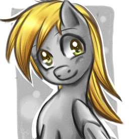 2014 blonde_hair derpy_hooves_(mlp) equine female friendship_is_magic hair horse looking_at_viewer mammal my_little_pony pegasus pony portrait princesssilverglow solo wings yellow_eyes
Rating: Safe
Score: 5
User: 2DUK
Date: March 07, 2014