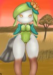 breasts clothing female fondling grass plant self_fondle solo thick_thighs tree alexzozaya nintendo pokemon pokemon_legends_arceus generation_8_pokemon hisuian_form hisuian_lilligant humanoid pokemon_(species) regional_form_(pokemon) absurd_res hi_res