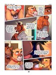 2024 3:4 absurd_res animal_print anthro anthro_on_anthro arm_hair austin_(zourik) back_muscles beard bell belly big_bulge big_muscles blush bodily_fluids body_hair bottomwear bovid bovine bulge cattle caught claws clothed clothing collar comic cougar covering covering_crotch covering_self cow_print denim denim_bottomwear denim_clothing dialogue dress_shirt duo english_text eyebrows facial_hair felid feline flustered fur genital_fluids hair hi_res holding_object horn inside jeans leotard male male/male mammal motion_lines mr._cotter_(zourik) multiple_scenes musclegut muscular muscular_anthro muscular_male nipples onomatopoeia open_mouth open_smile pants pecs precum precum_through_clothing shirt smile sniffing sound_effects standing sweat tattoo teeth text thick_thighs tight_clothing tongue topless topless_male topwear triceps tuft underwear underwear_sniffing undressing wet wet_clothing wristband zourik