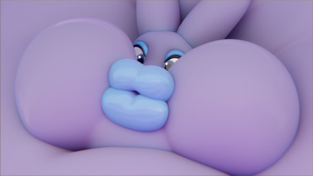 air_inflation anthro big_cheeks blue_eyes blue_eyeshadow blue_lips cheek_expansion expansion eyeshadow femboy grey_body grey_ears huge_cheeks hyper hyper_cheeks hyper_inflation hyper_lips immobile inflation lip_expansion lips makeup male puffed_cheeks solo sunken_head thick_lips three-quarter_view jiant101 ethan_(reathe) lagomorph leporid mammal rabbit 16:9 2026 3d_(artwork) 4k absurd_res colored digital_media_(artwork) headshot_portrait hi_res portrait shaded widescreen