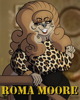 5_fingers animal_print anthro black_nose brown_body brown_fur brown_hair clothed clothed_anthro clothed_female clothing cosplay female fingers fur grin hair humanoid_hands leopard_print mature_anthro mature_female smile solo teeth sketchybug married_with_children peggy_bundy roma_moore_(mainlinemojo) canid canine canis mammal wolf 4:5 hi_res