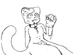 andromorph bell bell_collar collar intersex male paws solo tail animal_humanoid felid felid_humanoid feline feline_humanoid humanoid mammal mammal_humanoid digital_drawing_(artwork) digital_media_(artwork) line_art