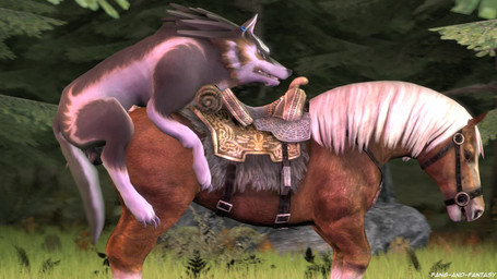 all_fours animal_genitalia animal_penis animal_vulva ball_slap balls balls_deep bouncing_balls bridle butt canine_genitalia canine_penis claws clitoral_winking clitoris doggystyle duo equine_genitalia equine_vulva female female_penetrated feral feral_on_feral feral_penetrated feral_penetrating feral_penetrating_feral finger_claws forest from_behind_position genitals interspecies larger_female larger_feral larger_penetrated larger_sub male male/female male_penetrating male_penetrating_female outside penetration penile penile_penetration penis penis_in_vagina perching_position plant quadruped realistic_feral reins saddle sex size_difference slap smaller_feral smaller_male submissive toe_claws tree vaginal vaginal_penetration vulva fang-and-fantasy nintendo the_legend_of_zelda epona_(tloz) link_(wolf_form) canid canine canis equid equine horse mammal wolf 16:9 3d_(artwork) 3d_animation animated digital_media_(artwork) hi_res high_framerate huge_filesize long_playtime no_sound source_filmmaker_(artwork) video widescreen