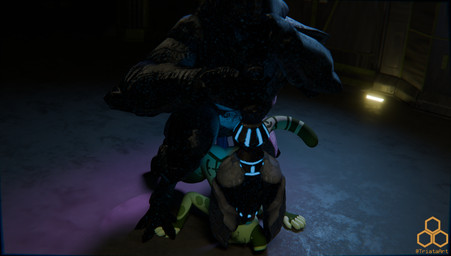 alley anal anal_penetration antennae_(anatomy) anthro biped duo forced fur genitals green_body green_fur gynomorph intersex intersex/male male male_penetrating nude penetration penis pinned pinned_to_ground rape sex size_difference tail weapon triata helldivers greebo_(tetrabyte) alien felid feline illuminate_(helldivers) mammal mayu_(azuki) 3d_(artwork) absurd_res digital_media_(artwork) hi_res