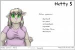 2016 3:2 absurd_res anthro belly big_belly big_breasts breasts canid canine canis clothed clothing comic digital_media_(artwork) english_text faf female fur green_eyes grey_body grey_fur grey_hair hair hetty_(faf) hi_res long_hair looking_at_viewer mammal obese obese_anthro obese_female overweight overweight_anthro overweight_female pink_nose simple_background solo text white_background wolf
