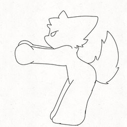 anthro biped dancing fur male narrowed_eyes nude reaching side_view simple_background solo standing suggestive tail tail_motion tailwag thrusting white_background white_body white_fur 😈 domestic_cat felid feline felis mammal 1:1 animated digital_drawing_(artwork) digital_media_(artwork) full-length_portrait line_art portrait