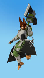 5_toes anthro armor axe blue_background breastplate brown_body brown_fur brown_hair brown_pawpads claws feet female fur gradient_background hair holding_object holding_weapon melee_weapon pawpads paws plantigrade simple_background soles solo stirrup_footwear toes weapon ceehaz xaiarts dog_knight_rpg rory_(ceehaz) canid canine canis dobermann domestic_dog mammal pinscher 3d_(artwork) 9:16 animated digital_media_(artwork) hi_res no_sound short_playtime turntable_(animation) webm