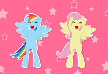 anthro blue_body blue_feathers blue_fur dancing duo eyes_closed feathered_wings feathers female fur hair happy multicolored_hair multicolored_tail pattern_background pink_hair rainbow_hair rainbow_tail semi-anthro simple_background smile star star-shaped_background star_polygon tail wings yellow_body yellow_feathers tomdantherock caramelldansen friendship_is_magic hasbro my_little_pony mythology fluttershy_(mlp) rainbow_dash_(mlp) equid equine mammal mythological_creature mythological_equine pegasus 2012 2d_animation aliasing animated animated_gif animation_meme digital_media_(artwork) meme motion_tweening short_playtime