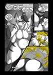 3_fingers 4_arms antennae_(anatomy) anthro areola breasts butt claws dialogue dominant dominant_female duo fart fart_cloud fart_fetish farting_in_mouth farting_on_another farting_on_face female fingers genitals heart_eyes heart_symbol male male/female mask medical_instrument multi_arm multi_limb nipples oxygen_mask pussy scientific_instrument speech_bubble stinger stinger_tail tail tall_female text tube tube_in_ass wings soomir heather_(soomir) hectar_(soomir) arthropod bee hymenopteran insect absurd_res comic english_text hi_res
